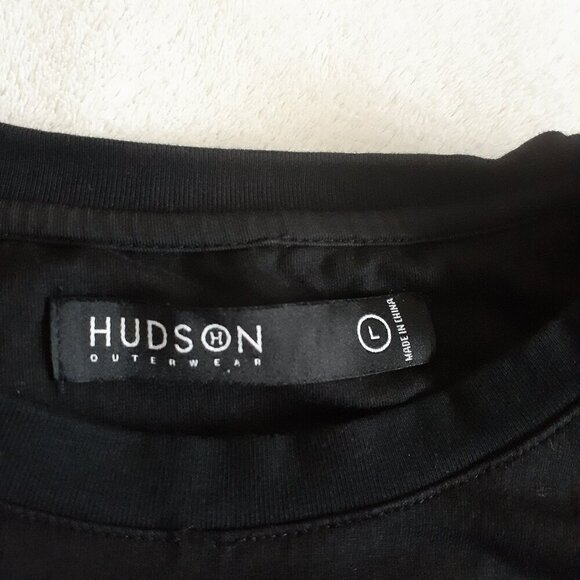 Hudson Outerwear Men's Size Large Black Trust No One Grenade 100% Cotton T-Shirt - Picture 5 of 10
